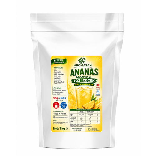 Ananas Aromalı İçecek Tozu 1 kg ürün görseli