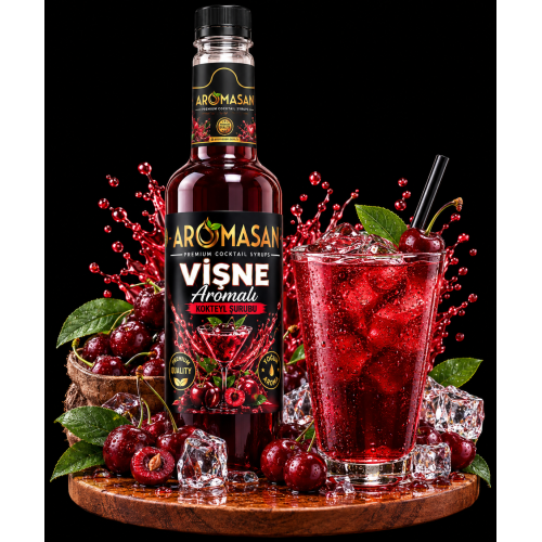 Vişne Kahve ve Kokteyl Şurubu 750 ml – Coffee Naturelle ürün görseli