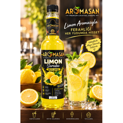 Limon Kokteyl Şurubu 750 ml – Coffee Naturelle ürün görseli