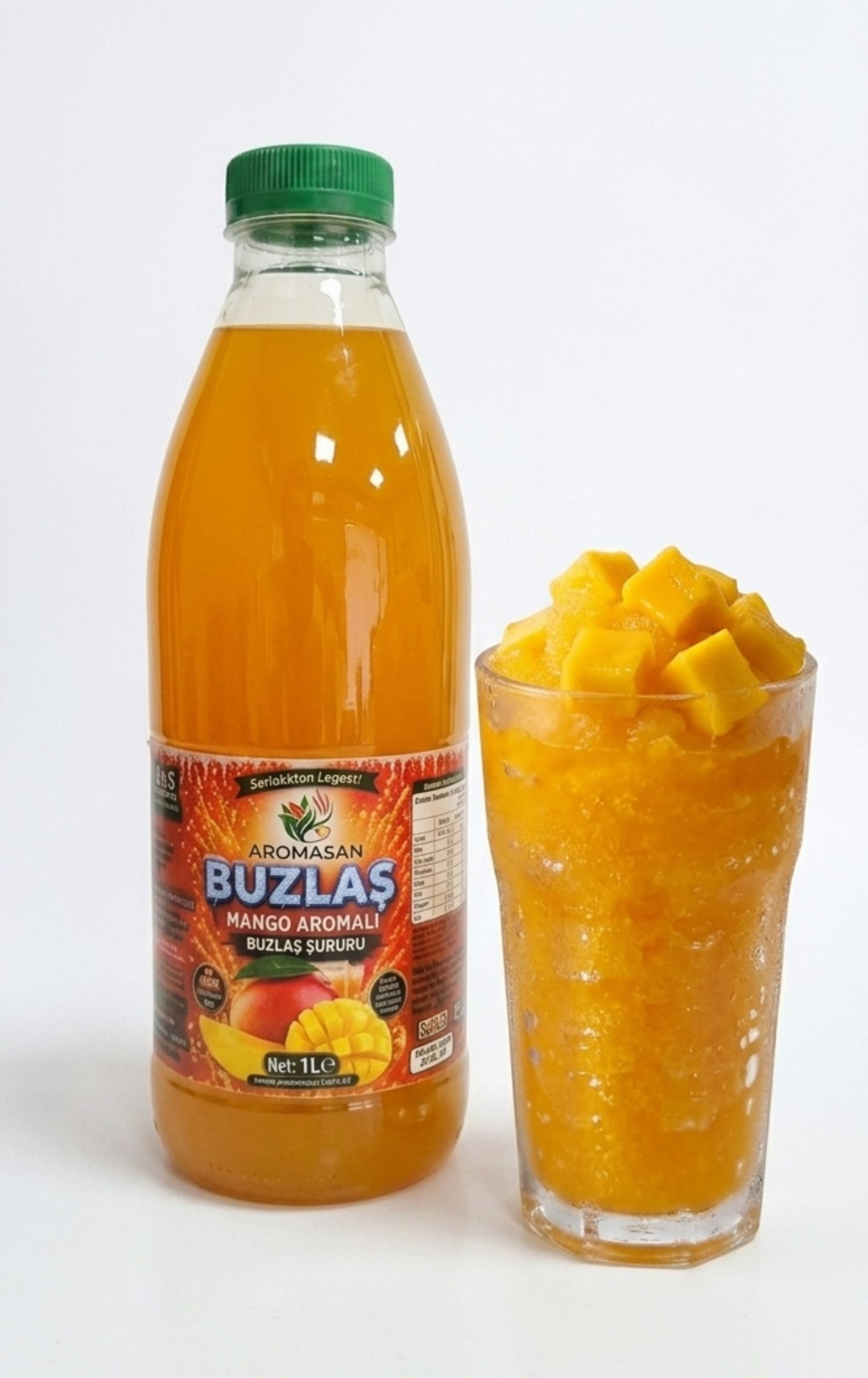 Mango Aromalı Buzlaş 1 e 5 Şurup 1 lt ürün görseli