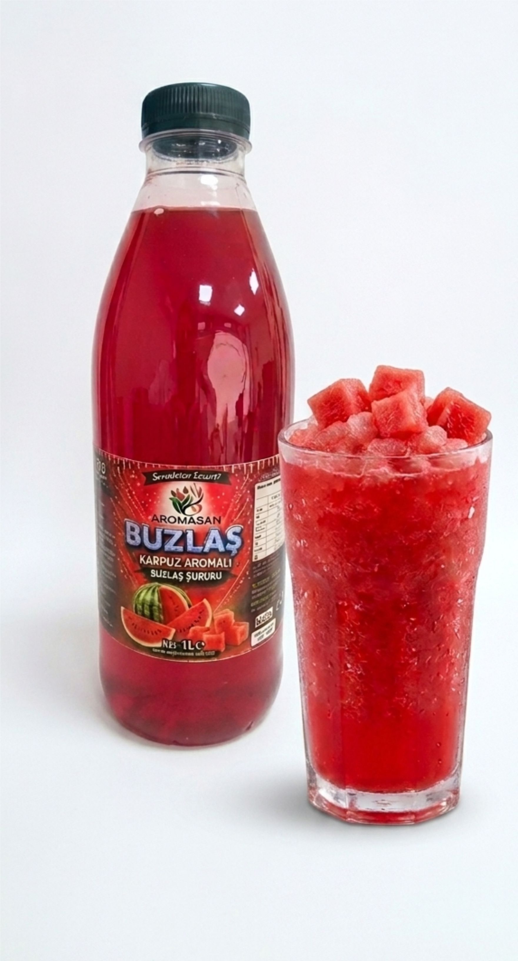 Karpuz Aromalı 1 e 5 Şurup Buzlaş 1 lt ürün görseli
